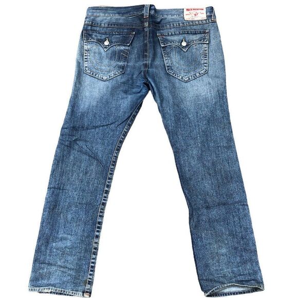 True Religion Jeans Size 38 JACK Blue - Picture 3 of 8